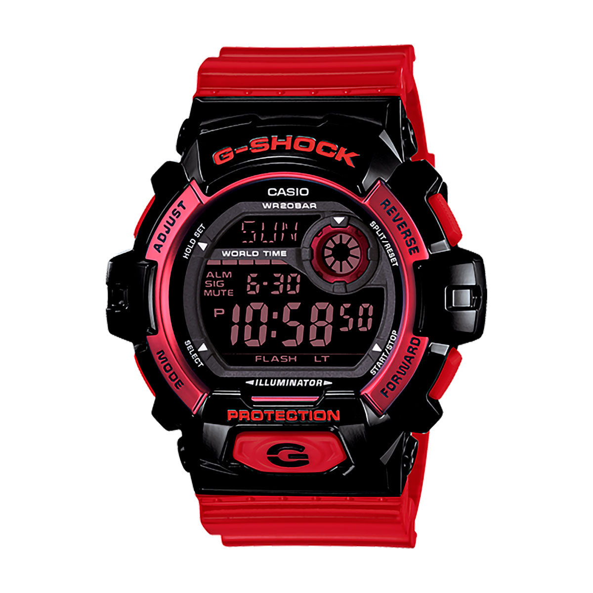 G shock red mens watch on sale