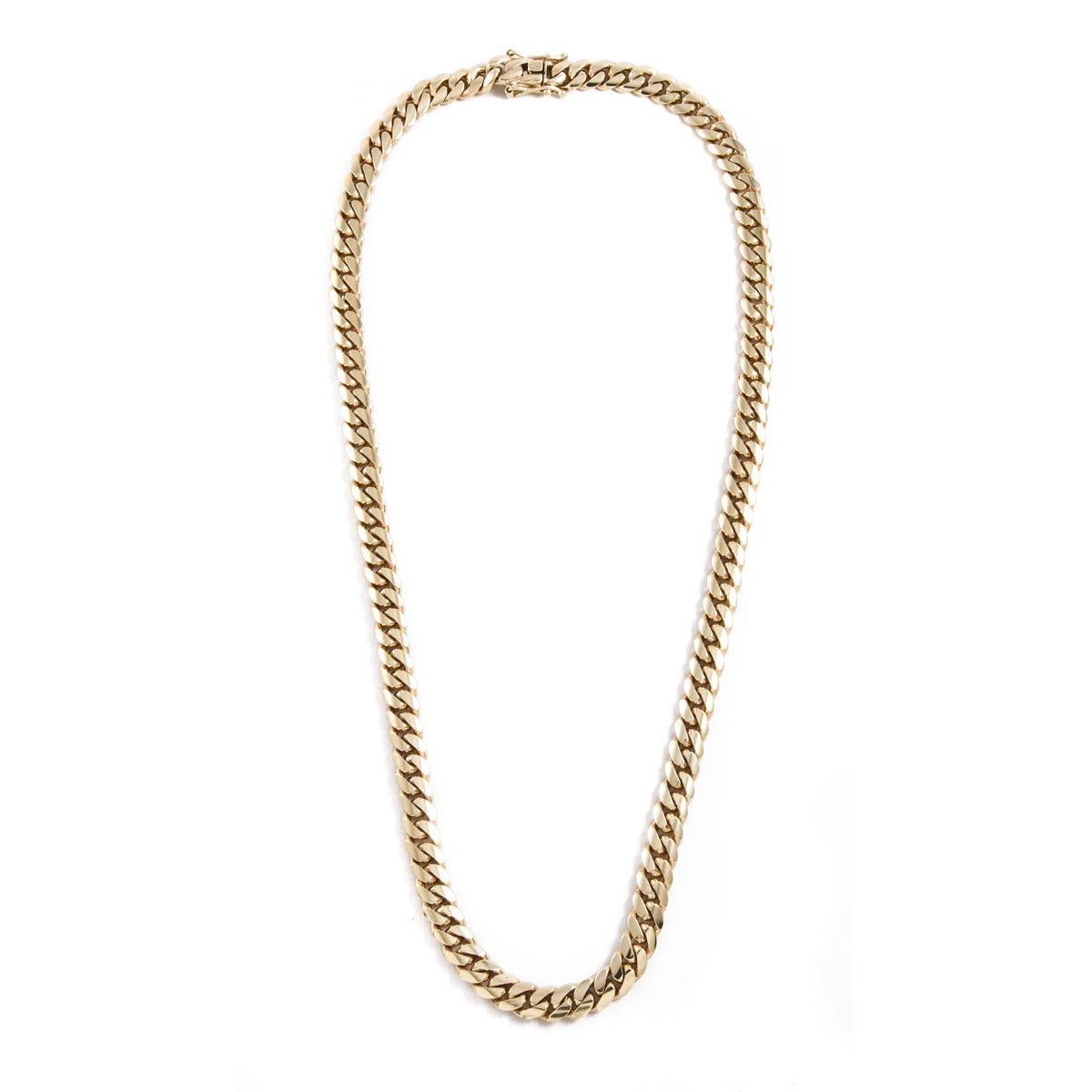 14k Yellow Gold Miami Cuban Link Chain 26