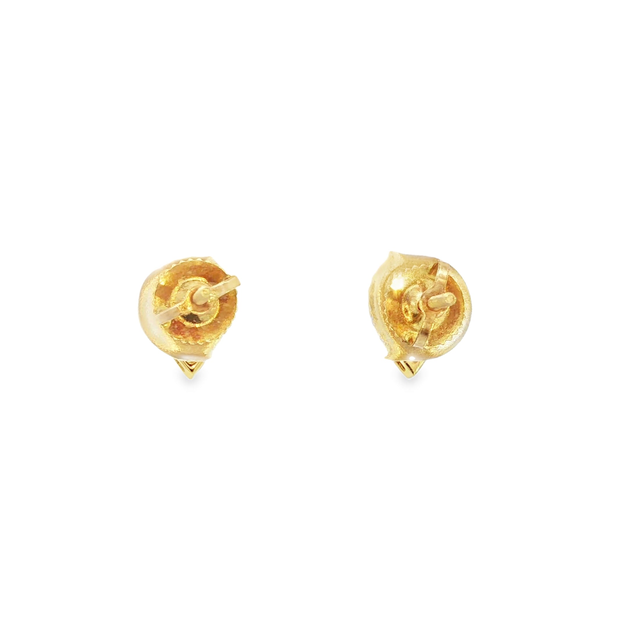 14K Yellow Gold Diamond Pear-Shaped Earrings – 0.24 CT