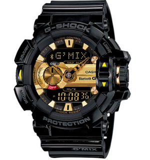 CASIO  Men's G-SHOCK GBA-400-1A9 Bluetooth Analog Digital watch