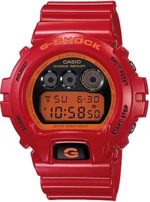 G-Shock Men's Red Resin Strap Watch DW6900CB-4