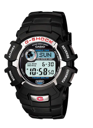 Casio Men's G-Shock G2310R-1 Solar Black Resin Sport Watch