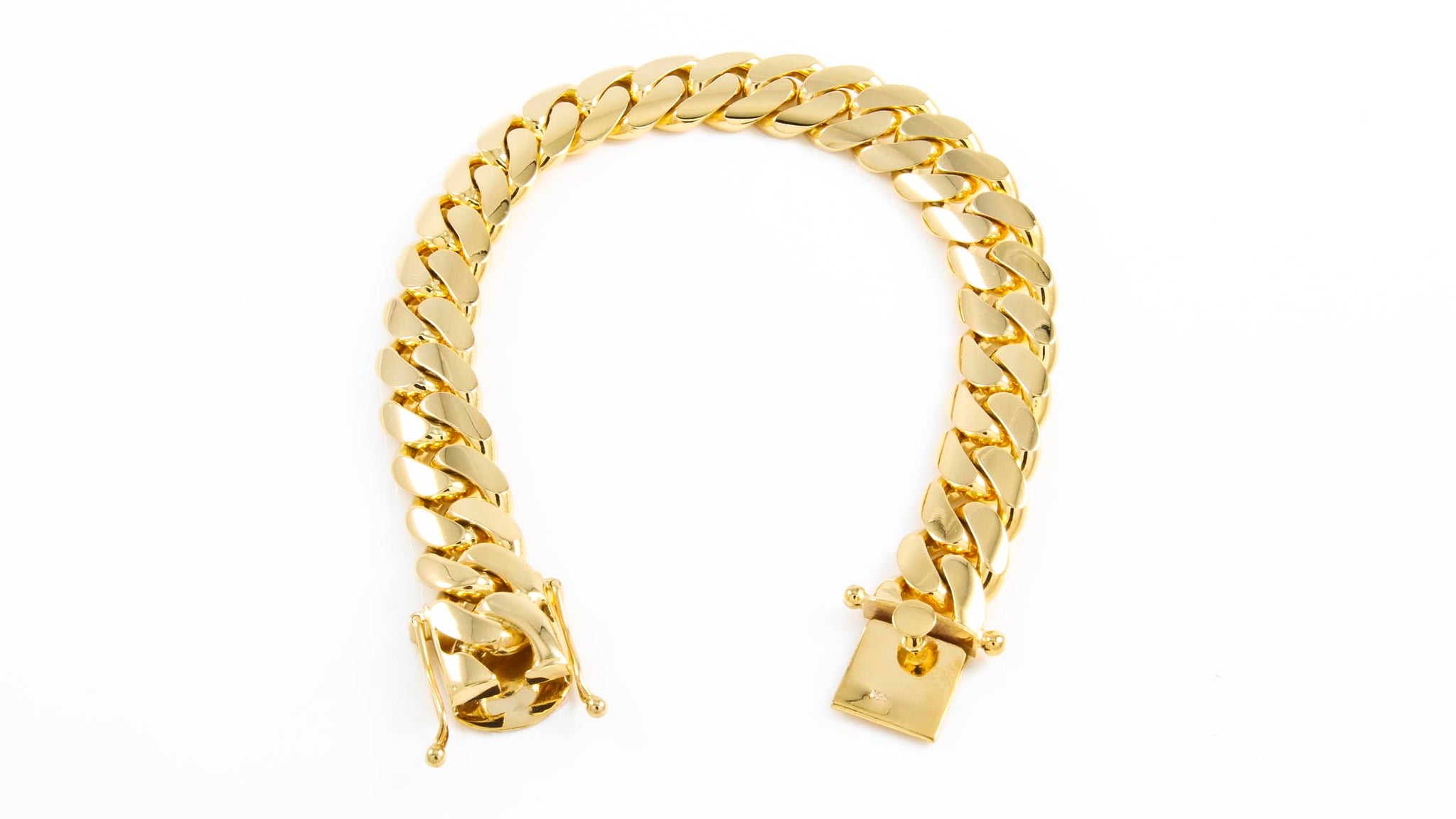 20mm Miami Cuban Link 14k Bracelet