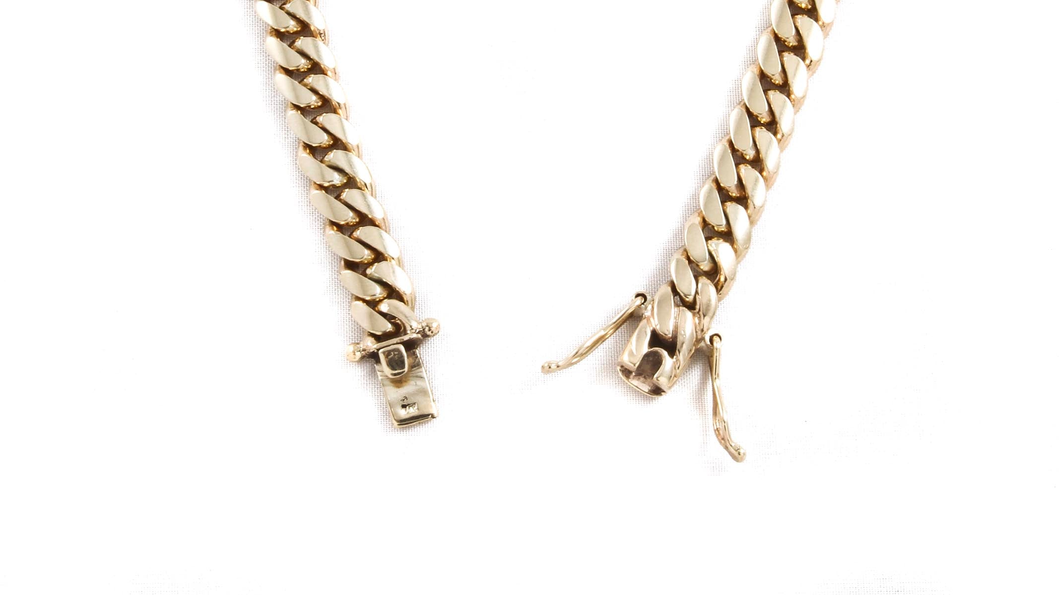 14k Yellow Gold Miami Cuban Link Chain 26" 10mm