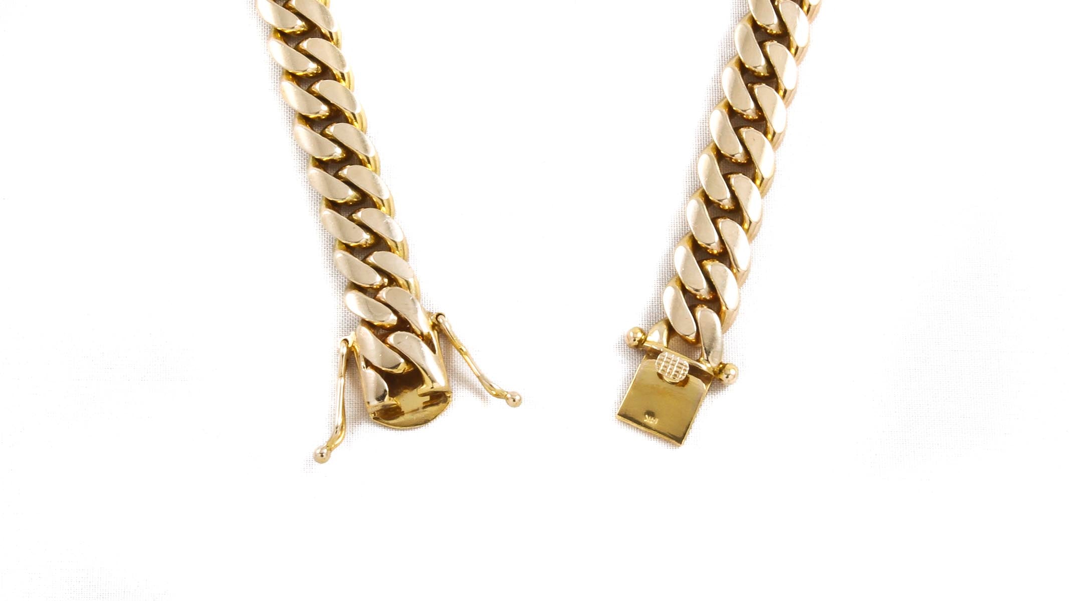 14k Yellow Gold Miami Cuban Link Chain 26" 9mm