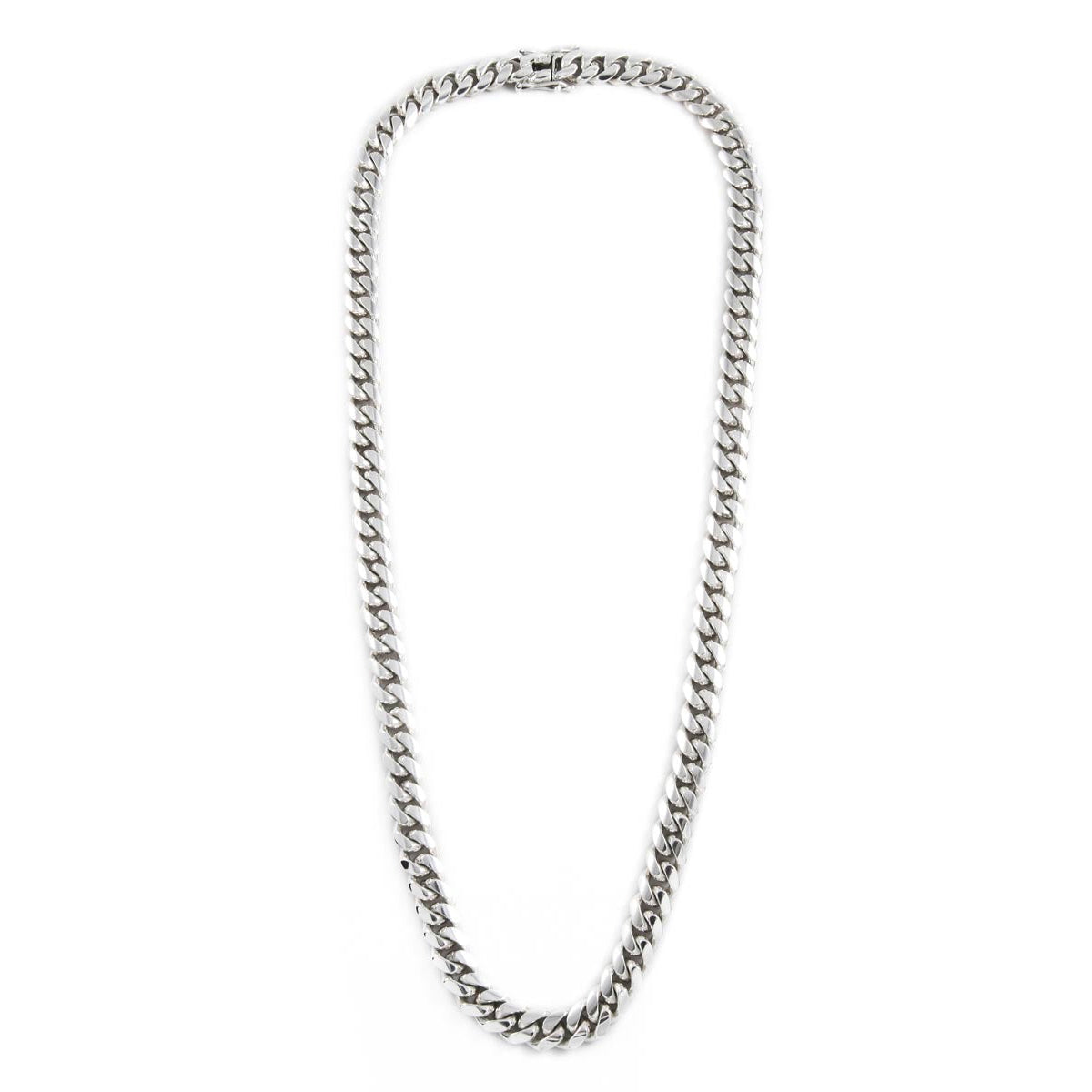 Sterling Silver Miami Cuban Link Chain 28” 10mm - leonjewelers.com