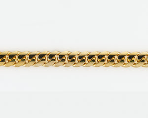 14k Yellow Gold Miami Cuban Link Bracelet 9" 10.3mm
