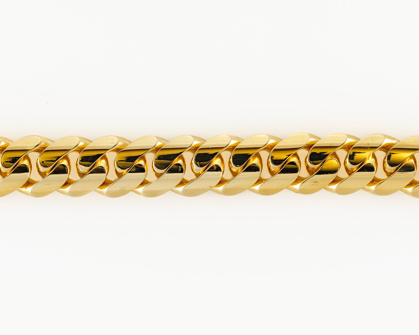 14K Hollow Yellow Gold Miami Cuban Link Bracelet 8mm – NYC Luxury