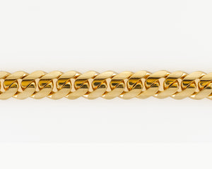 14k Yellow Gold Miami Cuban Link Bracelet 9" 15.7mm