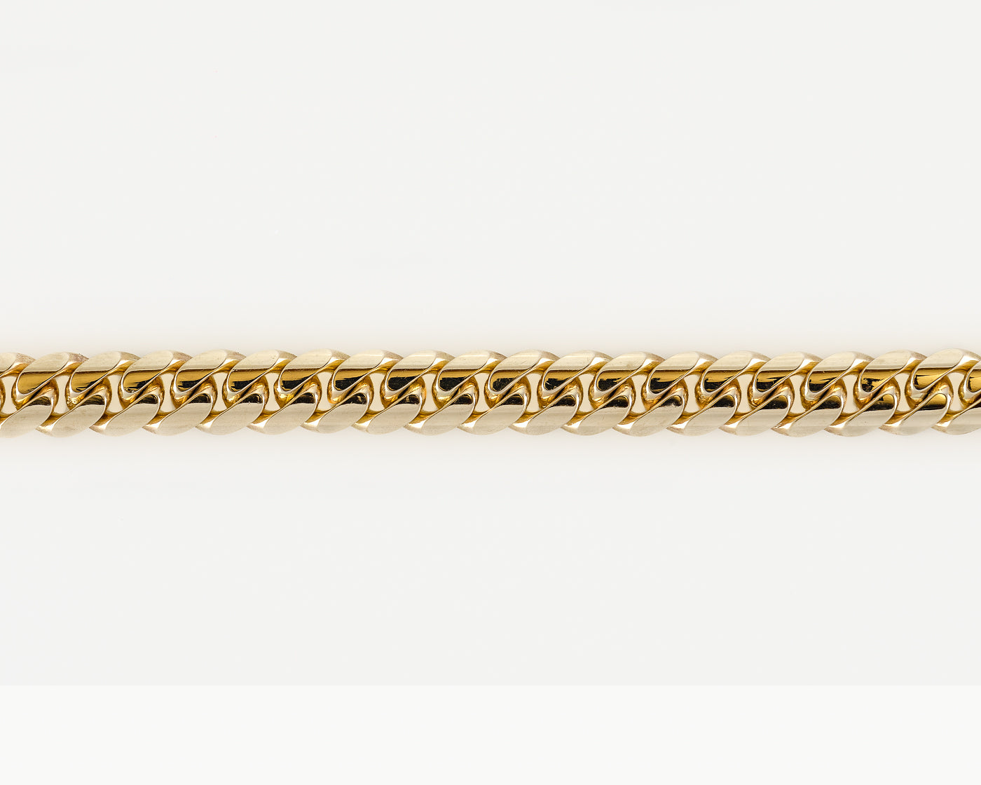 Macy's Cuban Chain Bracelet in 14K Gold - Yellow Gold - 9 Inches