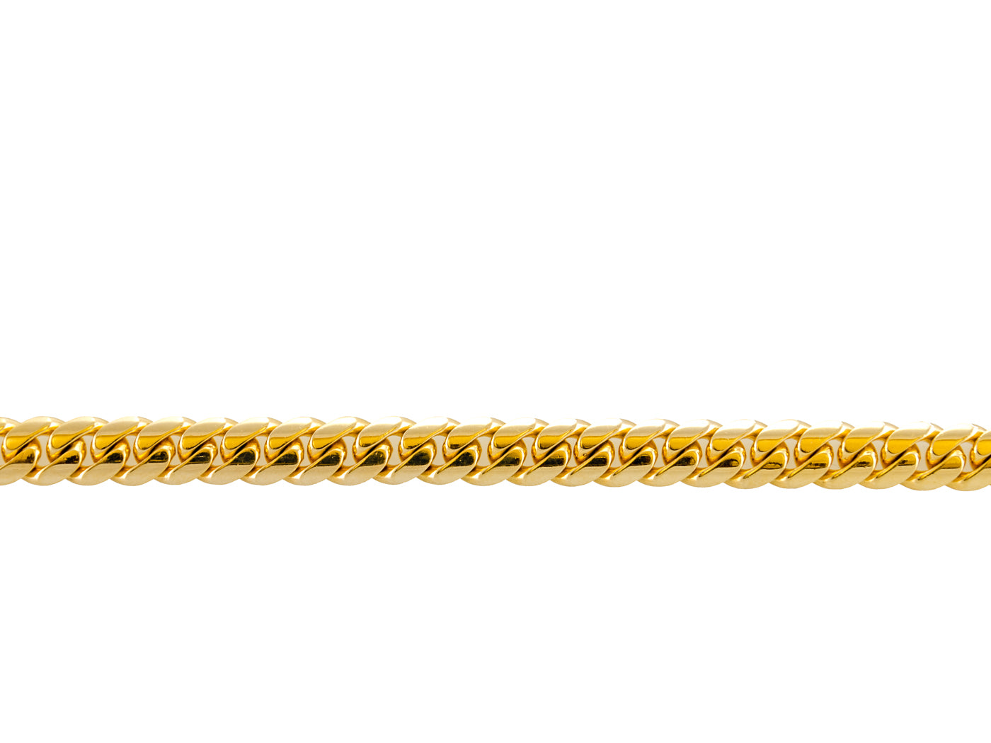 14k Yellow Gold Miami Cuban Link Chain 26" 8.2mm