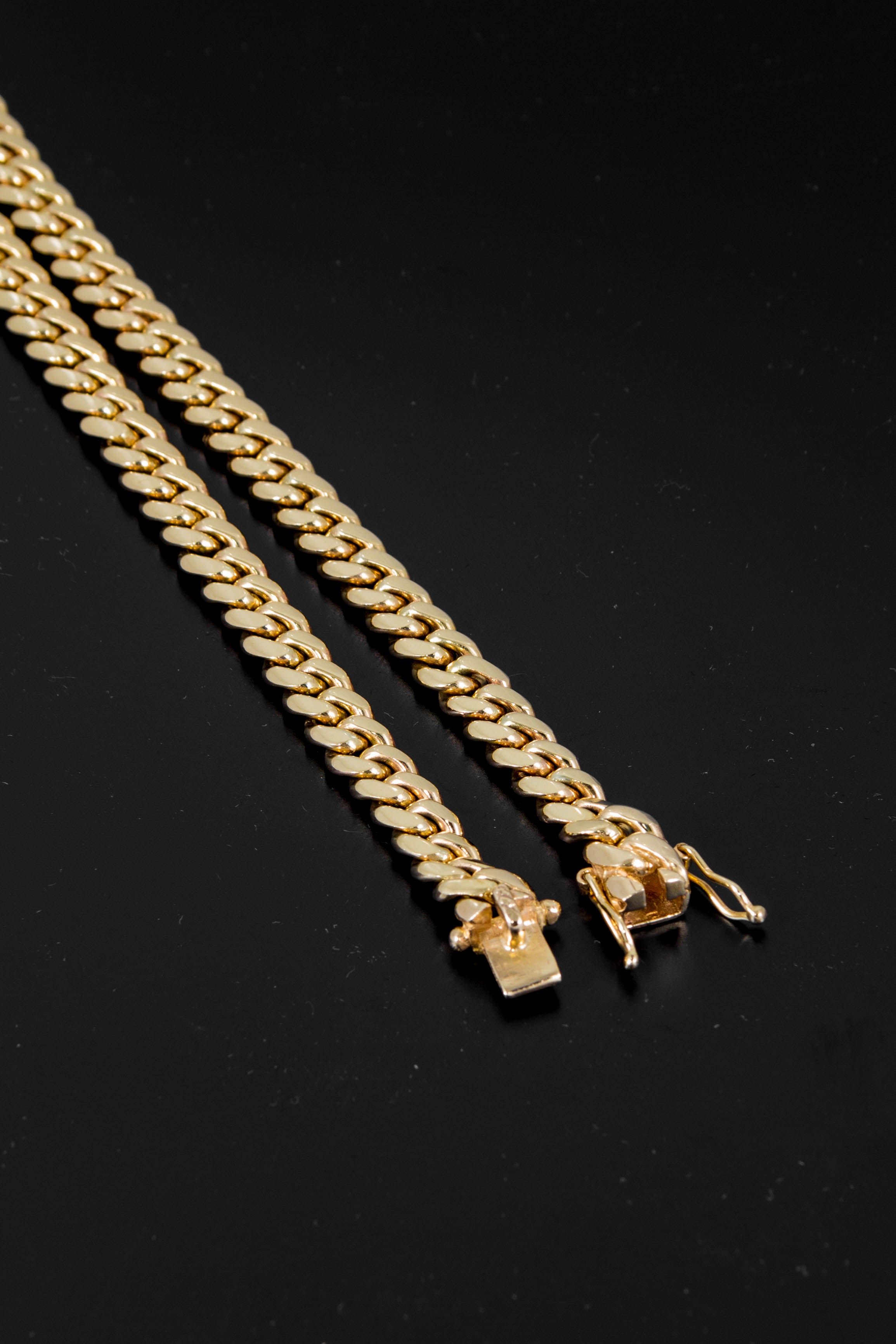 14k Yellow Gold Miami Cuban Link Chain 26" 6.8mm