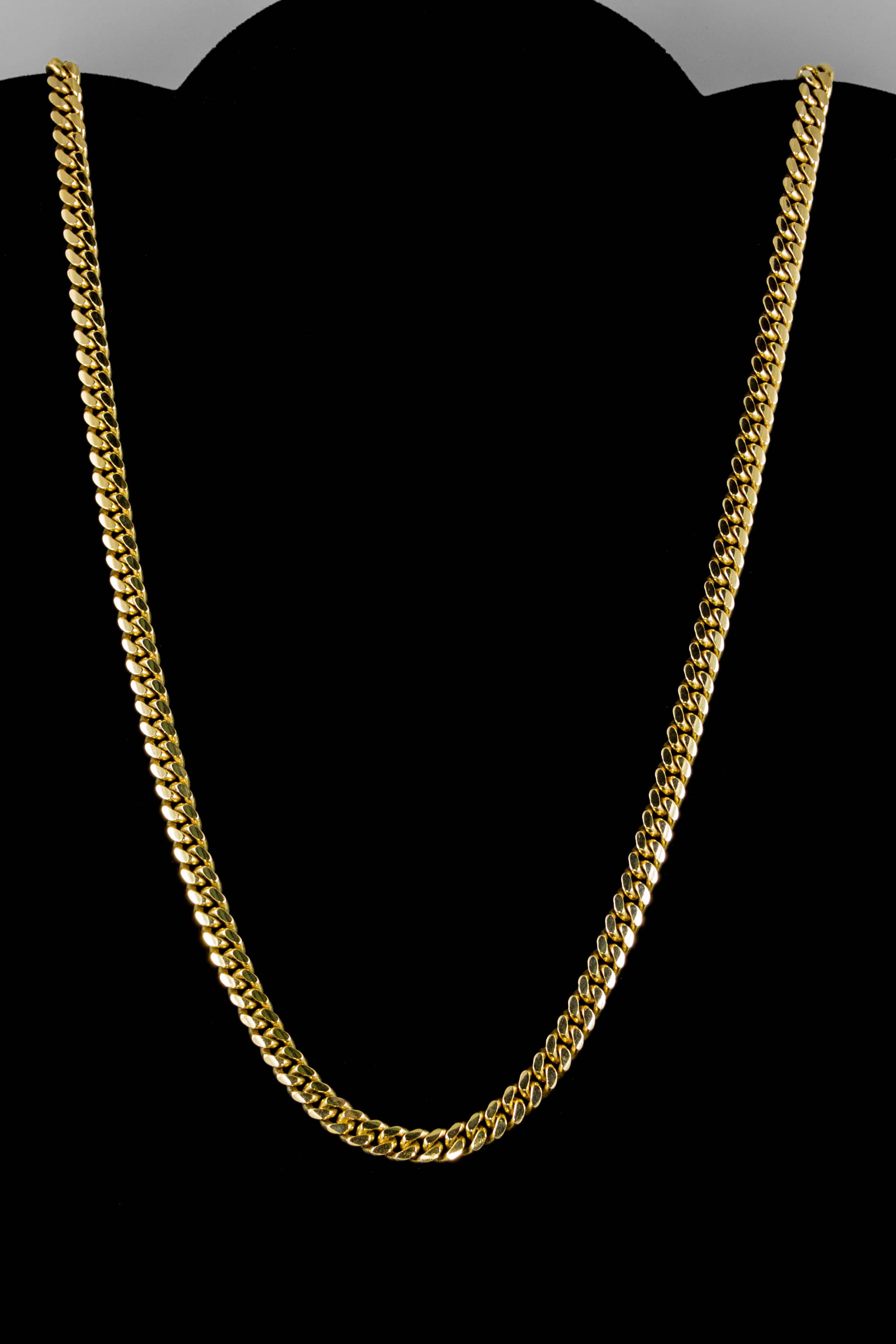 Real 14k Yellow Gold Miami Cuban Link Chain Necklace 4.5-7mm 18-26 Box Lock