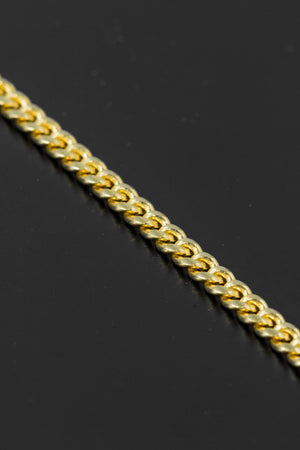 14k Yellow Gold Miami Cuban Link Chain 24" 2.5mm
