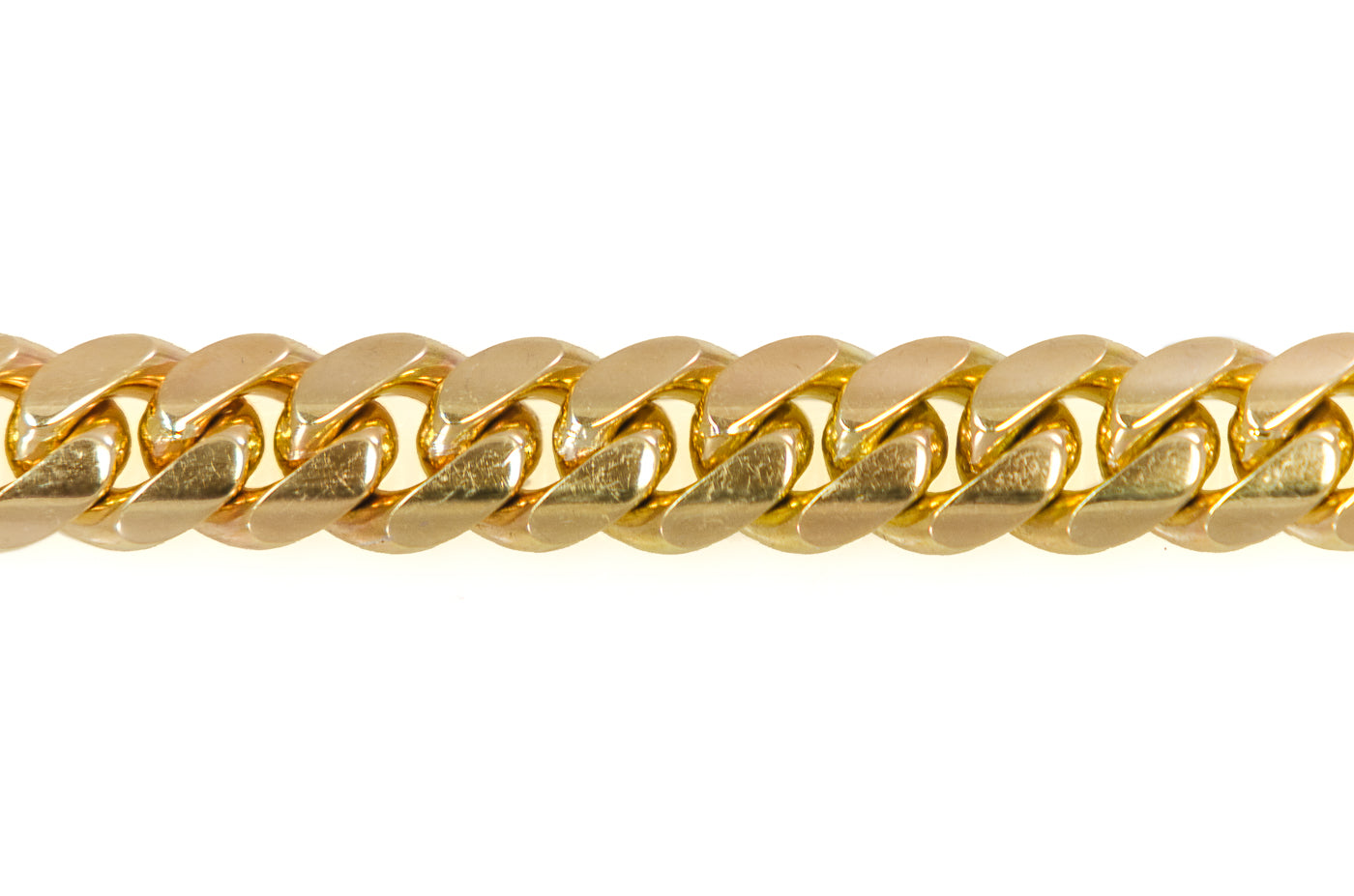 14k Yellow Gold Miami Cuban Link Chain 28 13.4mm 