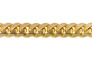 14k Yellow Gold Miami Cuban Link Chain 26" 13.4mm