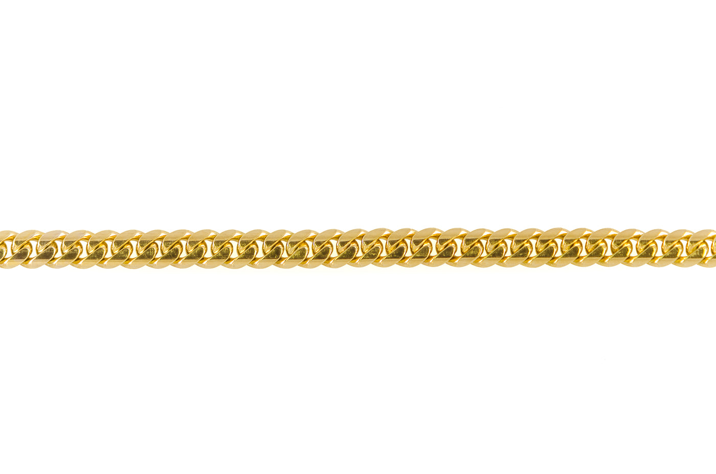 14k Yellow Gold Miami Cuban Link Chain 26" 6.9mm