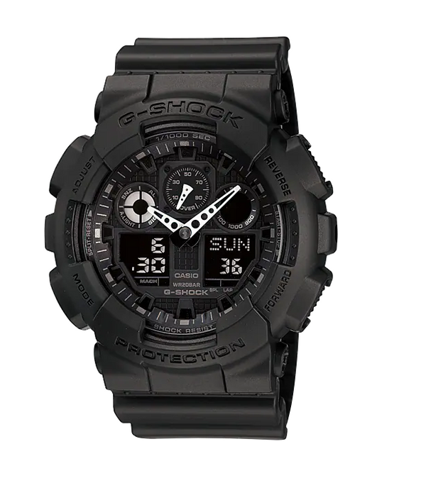 Casio Men's G-Shock GA100-1A1 3-Eye Wristwatch