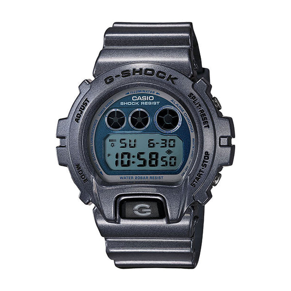 G-Shock Men's Digital Blue Resin Strap Watch 50x53mm DW6900MF-2