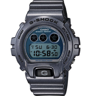 G-Shock Men's Digital Blue Resin Strap Watch 50x53mm DW6900MF-2