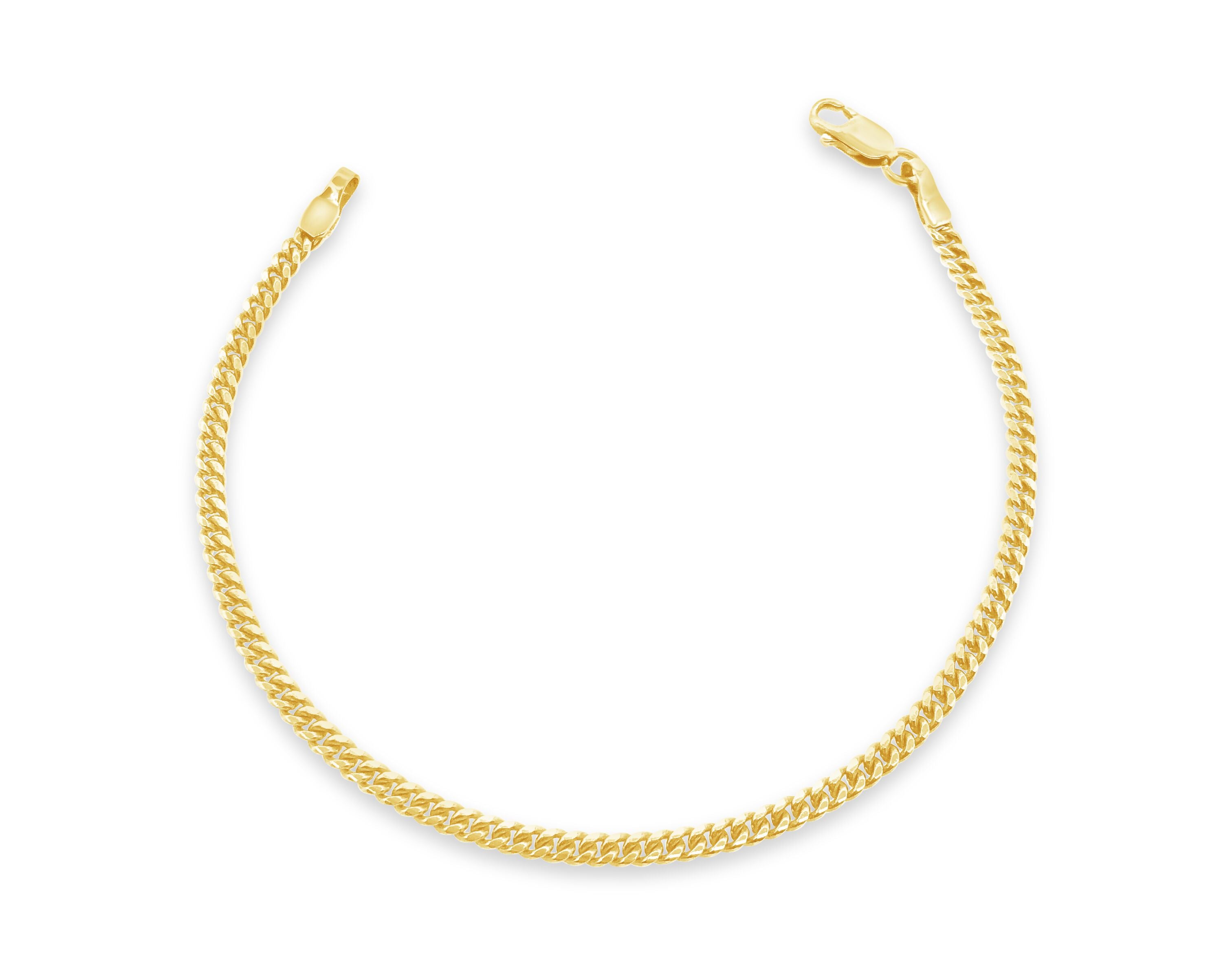 14k Yellow Gold Miami Cuban Link Bracelet