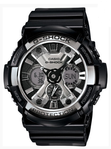 Casio Men's G-Shock GA200BW-1A Anti-Magnetic Watch